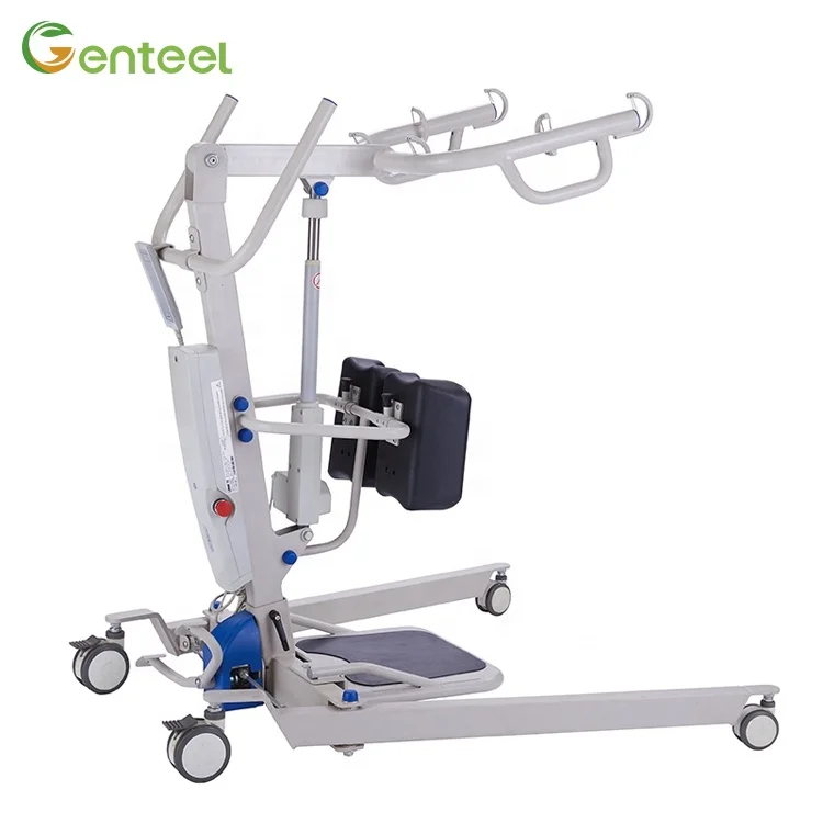 Rehabilitation Equipment Steel Stand Up Lift Adjustable Patient Hoist Electric Patient Lift For Handicapped