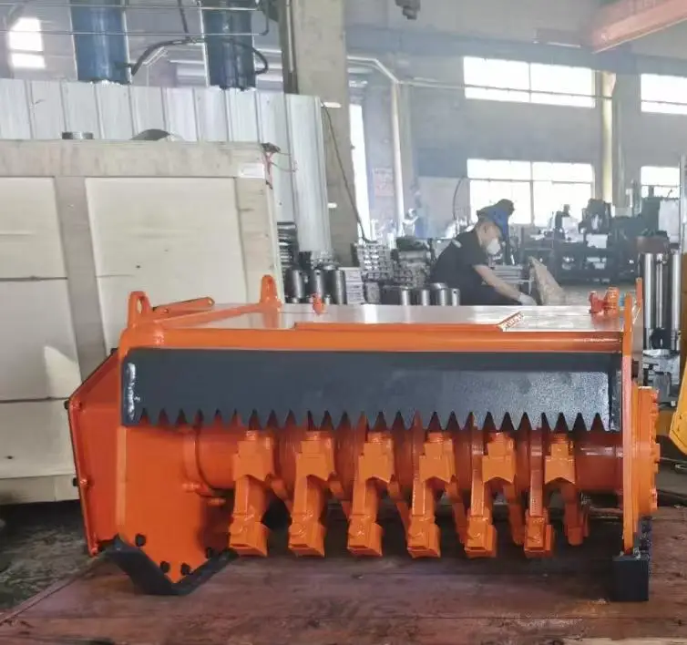 New Efficient Wood Shredder with Better Effect Clearing Wasteland Construction Industries Featuring New Engine Core Component
