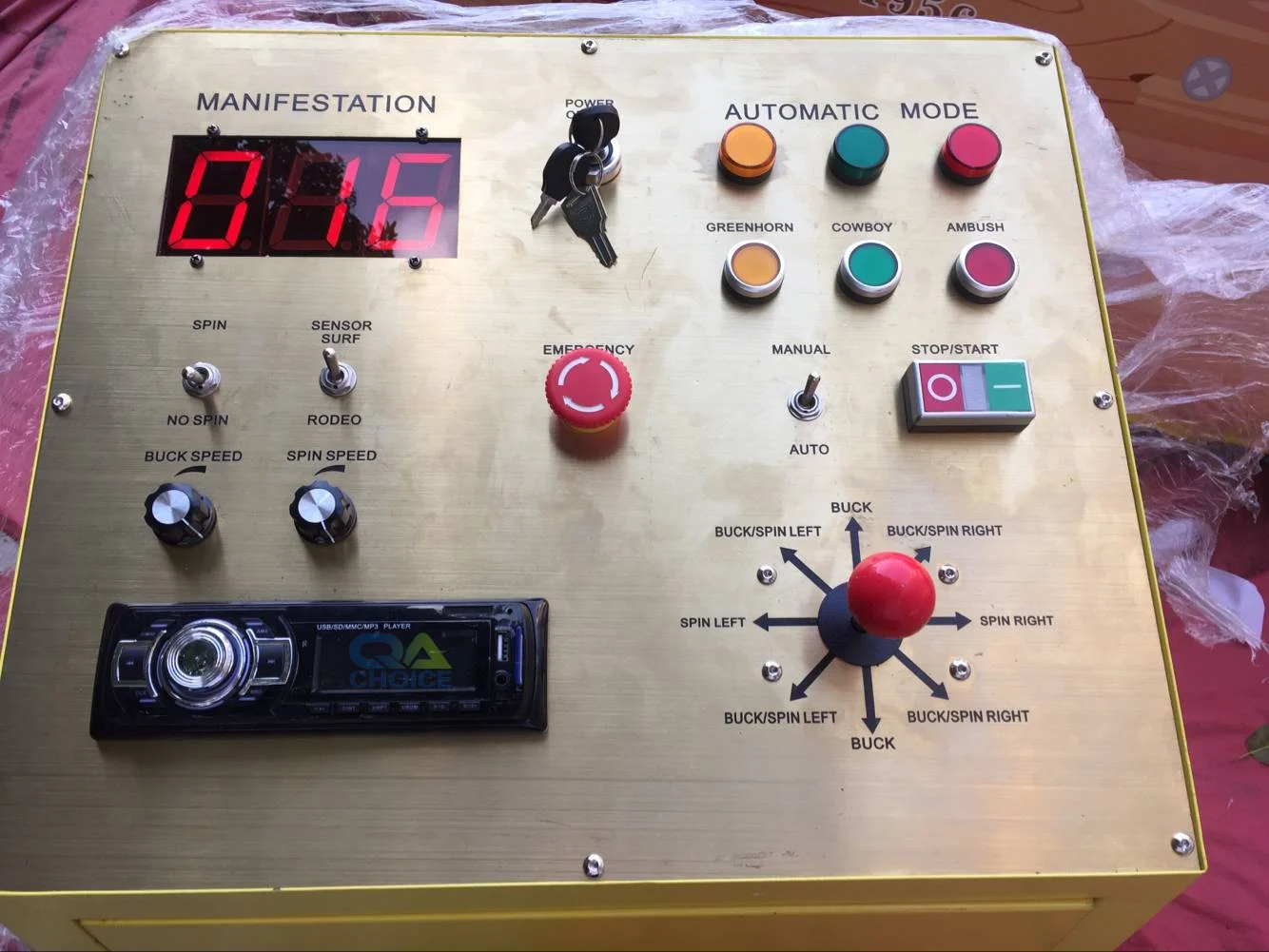 Popular product inflatable rodeo bull machine, rodeo game mechanical bull inflatable