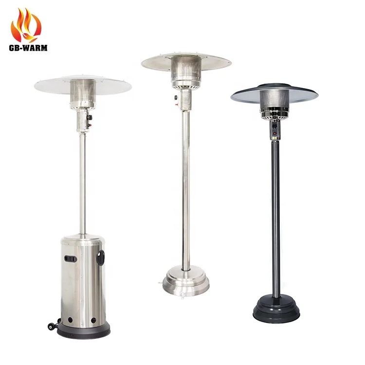Factory Supplier High Power Gas Outdoor Heater Wedding Garden Decoration Gas Patio Heaters Freestanding Gas Heaters