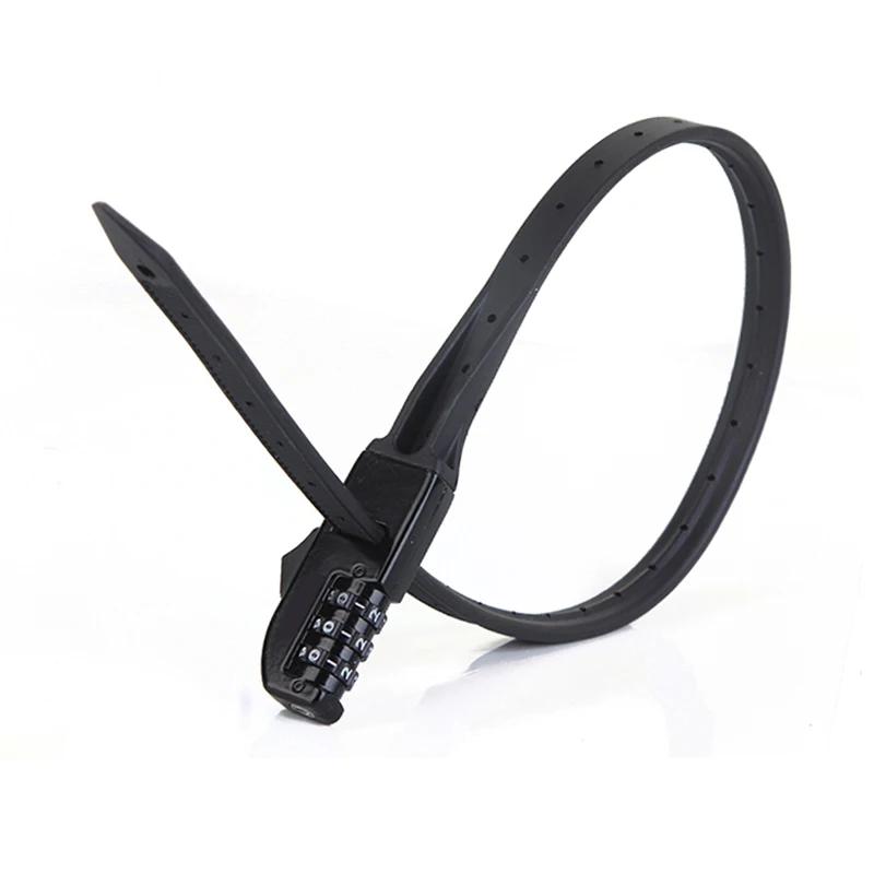 Motorcycle backpack bike  portable luggage bag 3 digital scooter combination Zip Tie Combo Lock