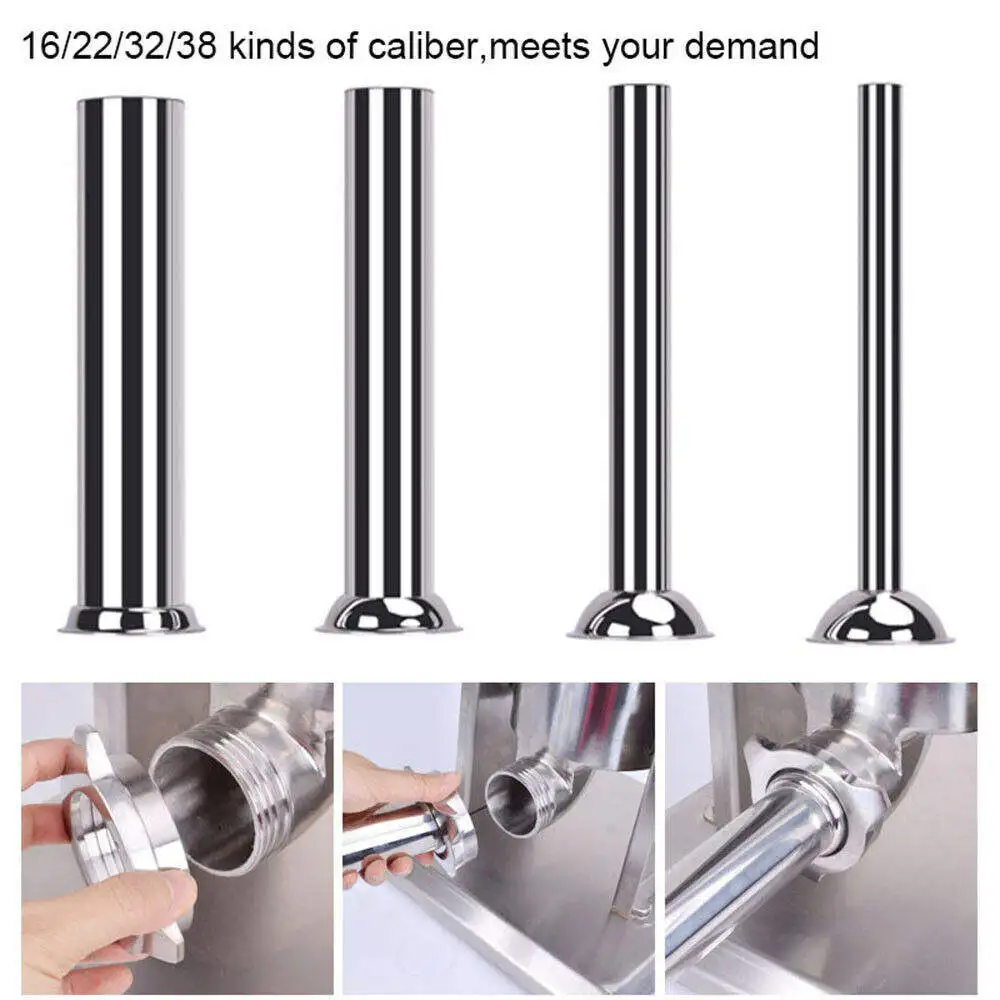 Home Appliance 3L 5L 7L 10L 15L Vertical Hot Dog Sausage Stuffer Food Processors 5 Filling Nozzles