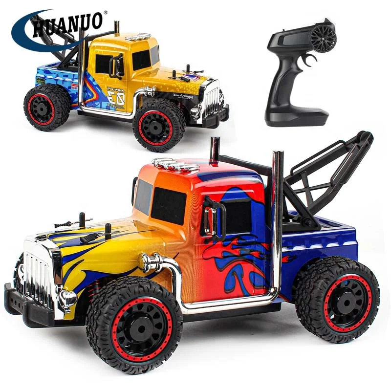 1/16 ШКАЛА 4WD Rc трактор внедорожный грузовик Модель 2 4 г 4CH пульт дистанционного управления восхождение игрушечный Радиоуправляемый для детей
