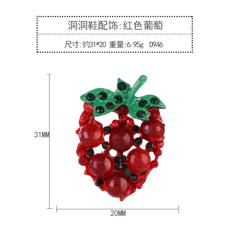 2023 DIY Hot sale high-class metal with diamonds croc shoe charms decoration accessories for acrylic diamond flat back charms