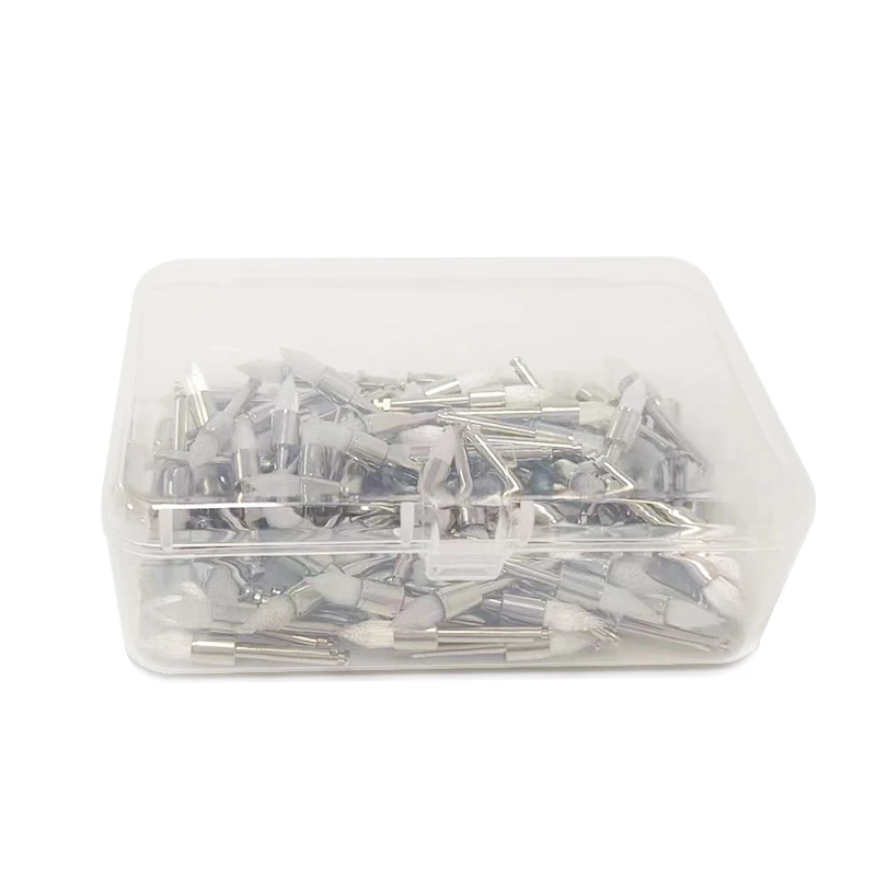 Dental Lab Nylon Small Latch Polishing Polisher Prophylaxis Soft Brushes Dentist Products 0.6cm Brus