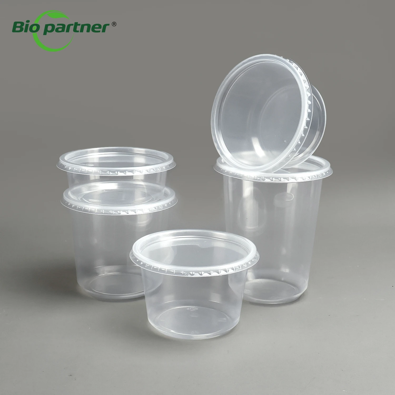 Take Away PET PP Clear Soup Cup Togo Plastic Food Packaging Deli Food Tub Container Food Storage With Lids