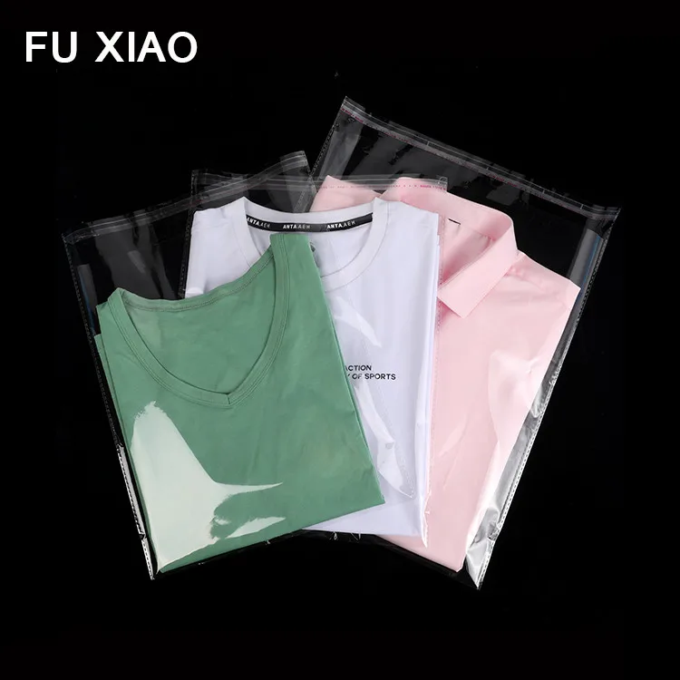 Plastic Self-Adhesive Sealing  Clear Poly Header Packing Making Machine Frosted Color Opp Bags for Side Bopp.