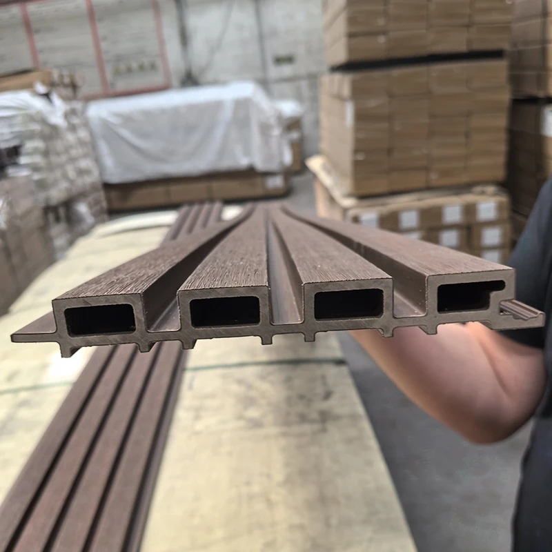 WPC забор настенная панель уличная декоративная деревянная решетка 3d на открытом воздухе