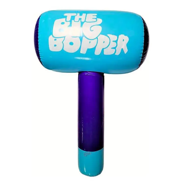 Funny Children Soft Toy Hammer Inflatable Hammer with Bell Toy for Kids with Animal Print Inflatable Toy Hammers