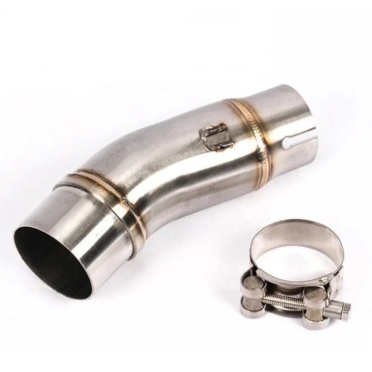 Good Quality Motorcycle Stainless Steel Slip-on Exhaust Middle Contact Pipe