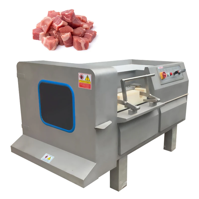 Fully automatic Chicken Beef Pork Cube Cutter  Cutter Meat Dicer Machine
