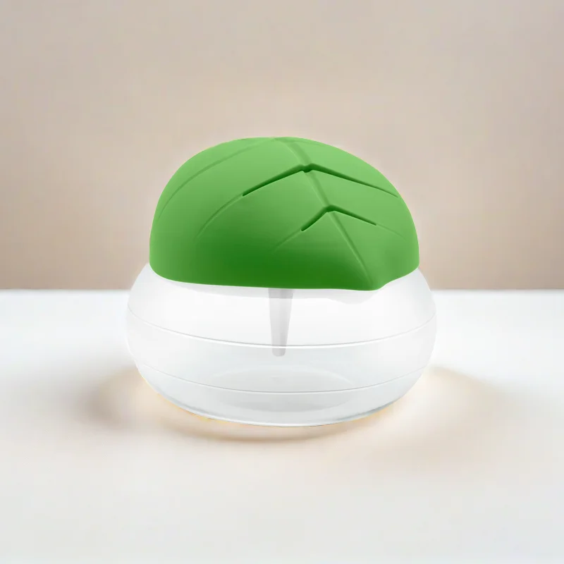 Portable aromatherapy air purifier with LED light fog free air activator