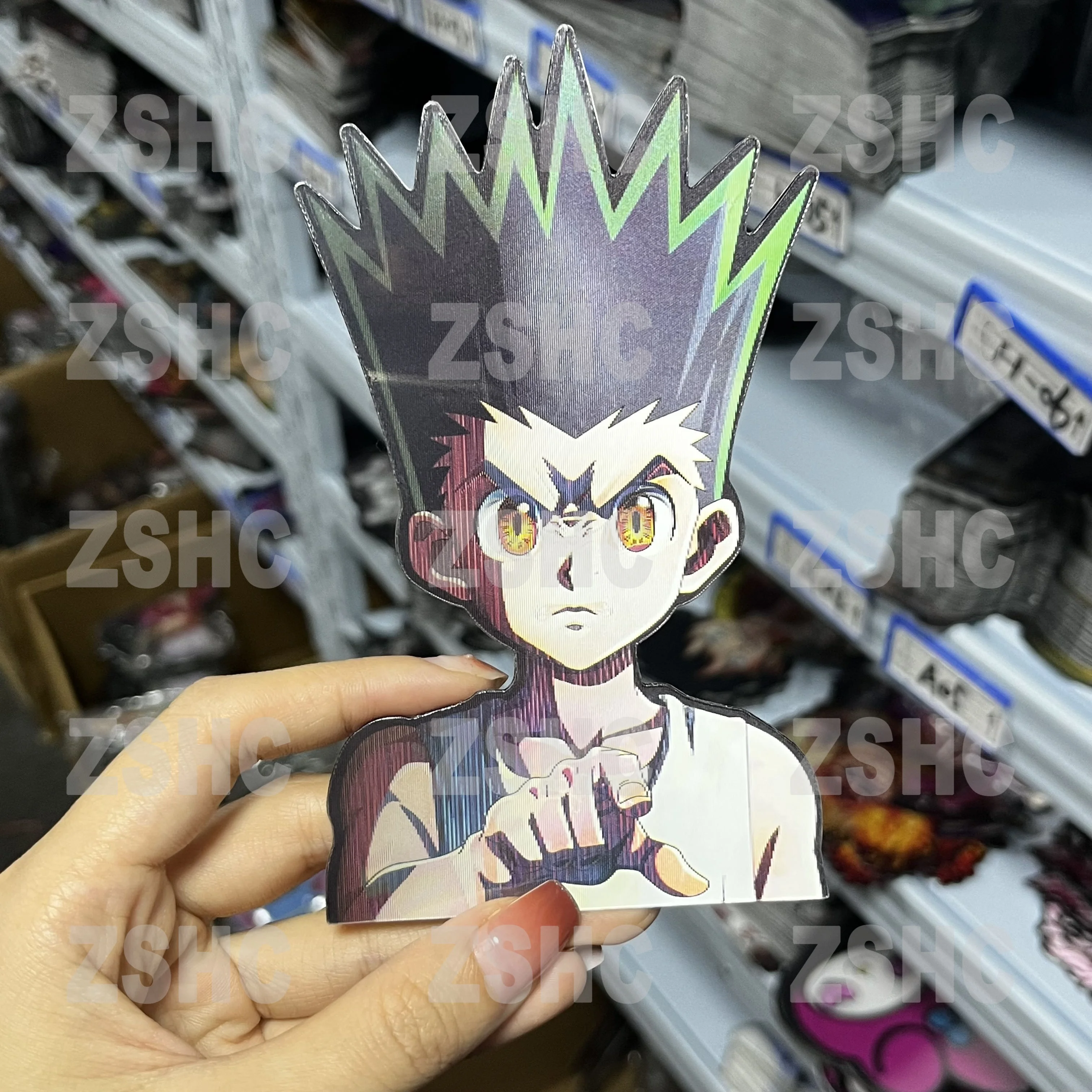 Hunter X Hunter Gon Motion Refrigerator 3D Motion Stickers Anime Waterproof Decals For Car Suitcase Laptop