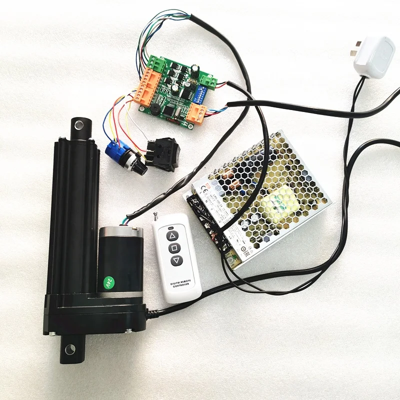 12 24 вольт микро линейный привод с бесщеточным двигателем постоянного тока