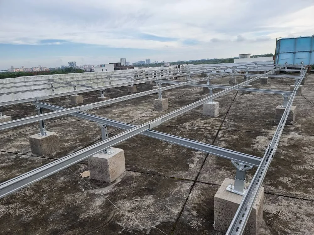 CS-31 Ground Anchor Brackets Solar Power Mounting System U Shaped Steel Bracket