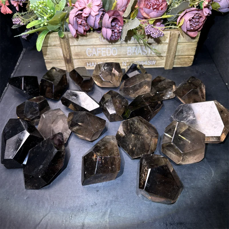 High Quality Natural Crystal Fengshui Stone Large Smoky Big Clear Smoky Quartz Free Form for Ornament