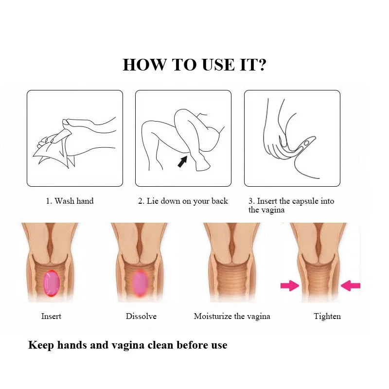 Vaginal Tightening Cleansing Lubricant Private Part Care Contraction Capsules Feminine Repair Female Vagina Firming Capsule
