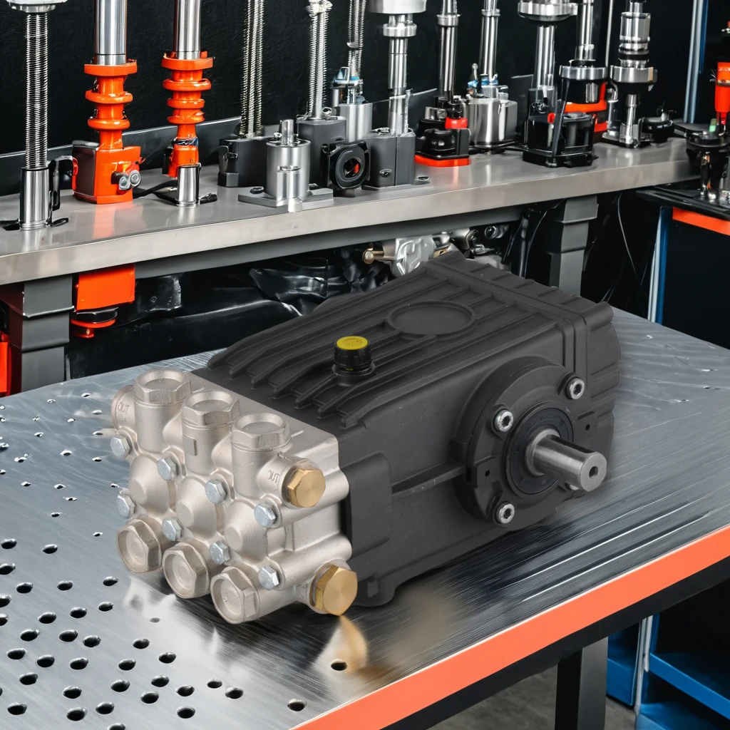 Высококачественная однопоршневая головка плунжерного насоса 200bar 5.28gpm подходит для электрического автомобильного водяного высокого давления OEM