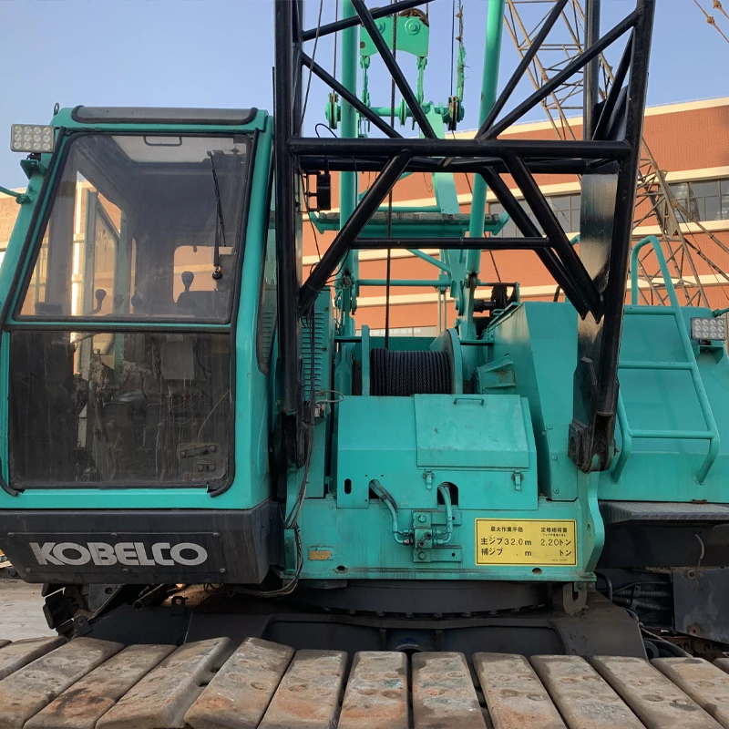 Б/у гусеничный кран 55 тонн KOBELCO 7055 Подержанный оригинальный японский мощный двигатель хорошее состояние цена на