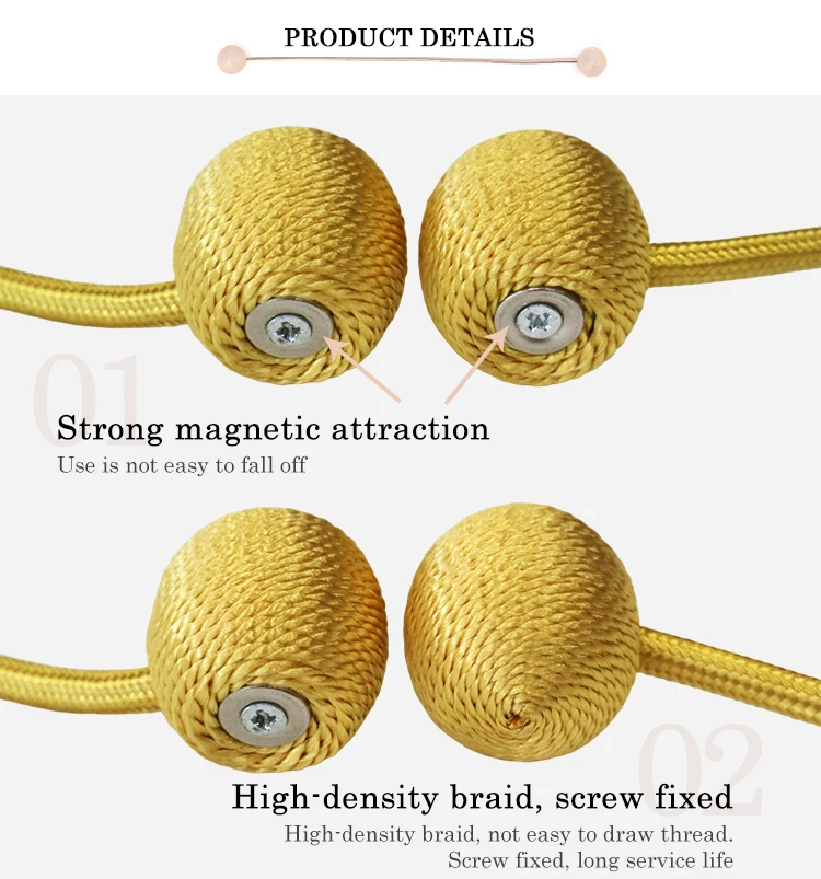 Accept Customized Decorative Curtain Holdbacks,Magnetic Curtain Tieback,Window Curtain Holdback
