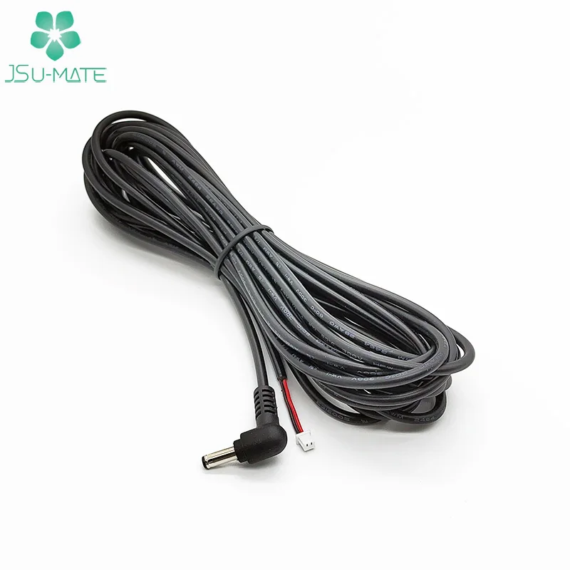 Плоская Лента Stright/угол DC5521/5521/47517/4017/3511/35135 DC Barrel Jack к JST 2 Pin Cable Power
