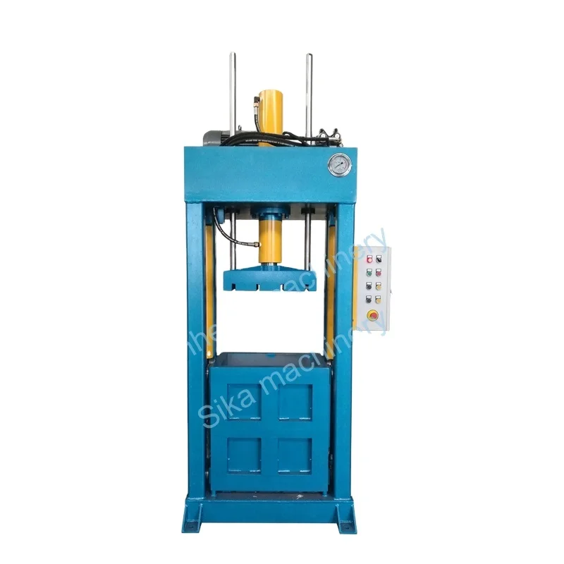 
Good Quality Clothes press baling machine;waste textile compress baler machine;baling press for Pressure of cylinder 120 clothes 