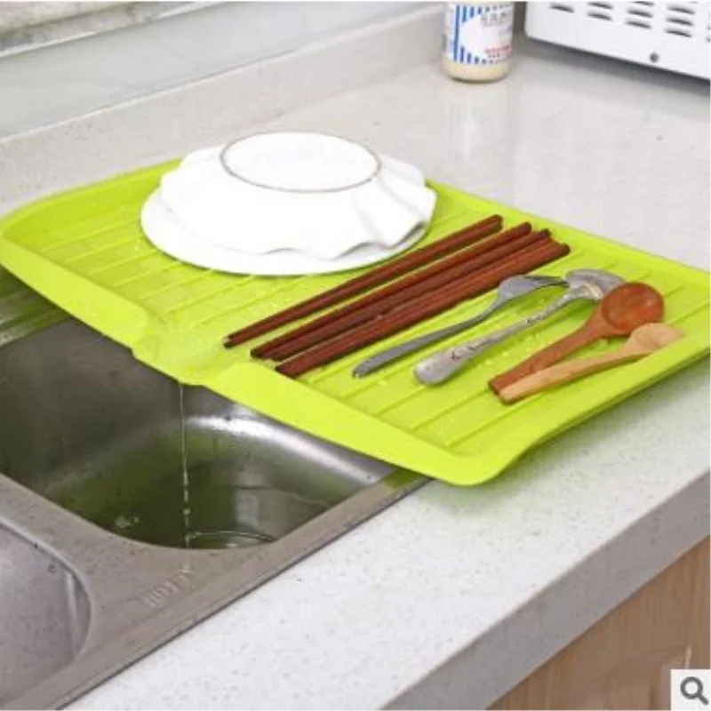 Multifunctional Storage Tea Tray Household Plastic Fruit Tray Drainer Sink Clothes Rack Washing Display Classification Tray