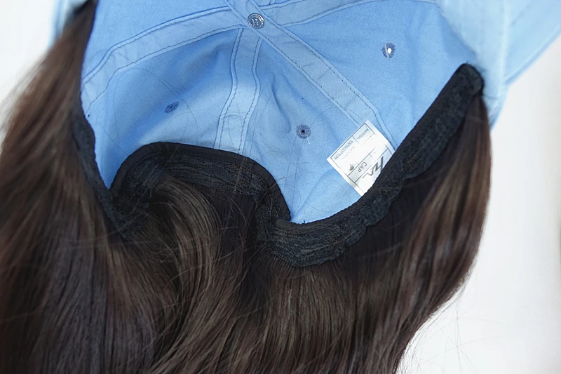 Fashionable hat wig short bob High heat Synthetic hair wigs with hats