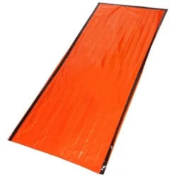 Camping survival kits silver Orange bivvy tear resistance emergency sleeping bag