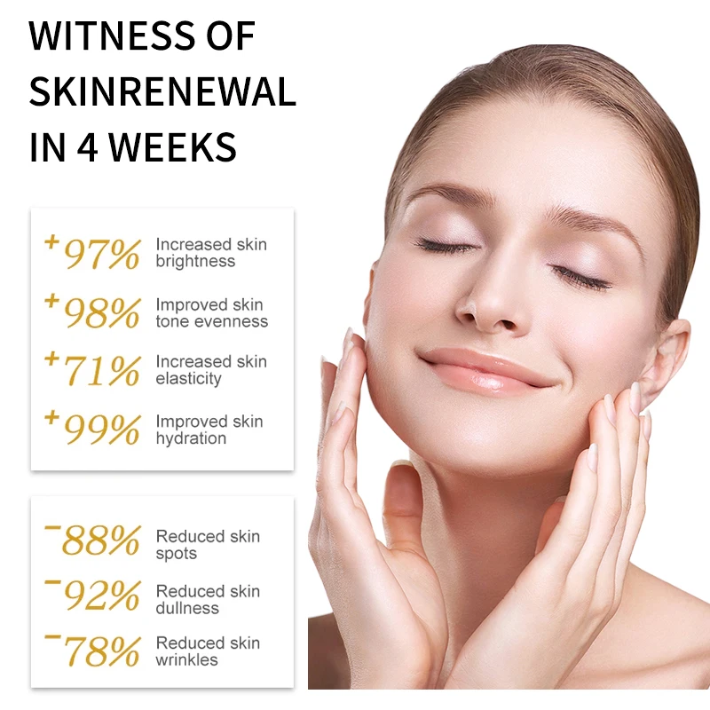 Private Label OEM Natural Organic face Skin bleaching Tightening anti aging bleach Moisturizer Whitening rice Skincare set