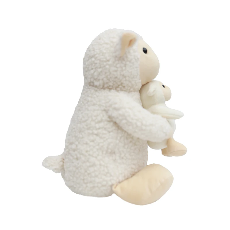 Custom Novelty Promotion Gift Cute Soft Sheep Plush Toy Kids Doll Cartoon Sheep Stuffed Animals Toys