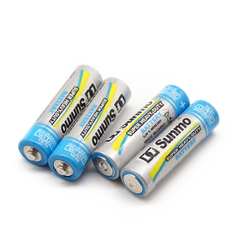 Double a with 2 Year Shelf Life 2023 New Design 1.5V Super Heavy Duty R6 AA UM3 Batteries
