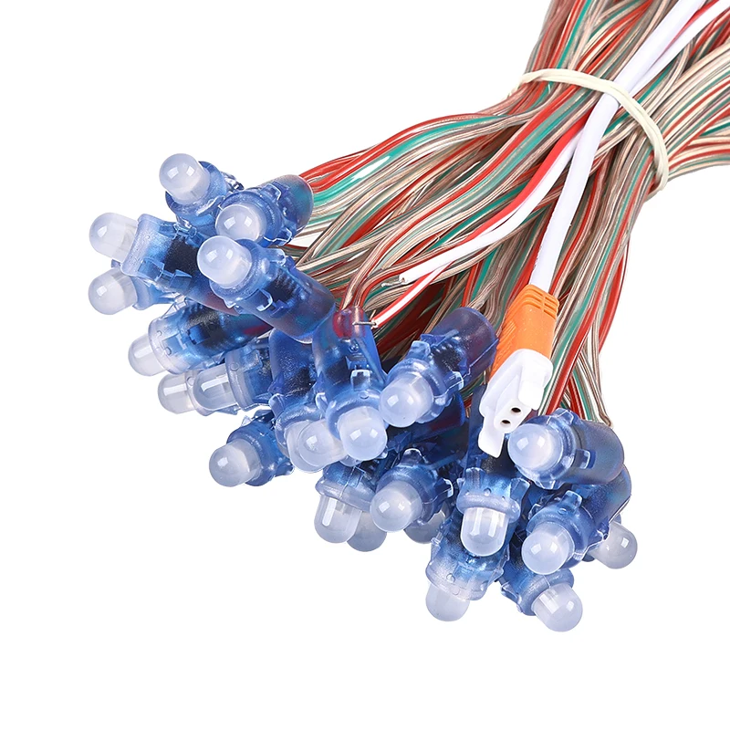 Hot Selling Dc5v 12mm Ws2811 Ip68 Waterproof Addressable Rgb Led Smart Pixel Node Led Module Led Light String