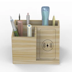 Wood Mobile Docking Bracket Station Key Holder Wallet Watch Organizer Desktop Desk Phone Charger Stand Base