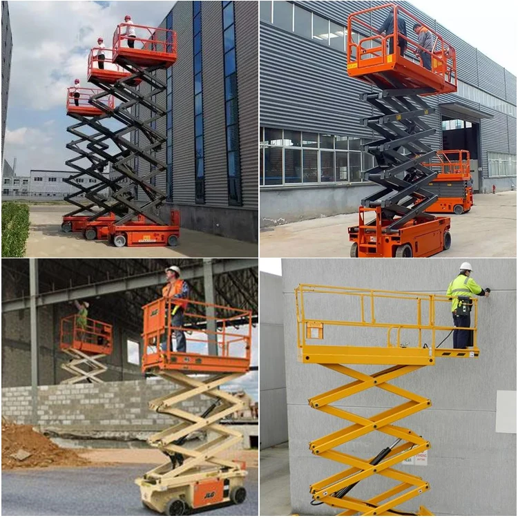platform tray loader hydraulic stationary spring level shear type small loader lift platform