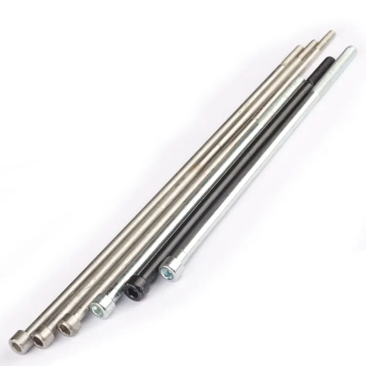 Custom M2 M3 M4 M6 M8 Steel Hex Flat Cup Head Carbon Steel Super Long Half Full Thread Long Bolts