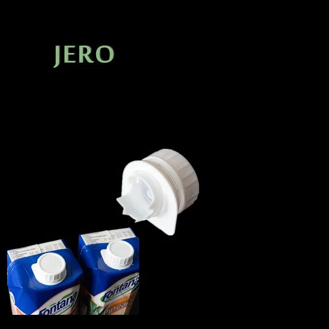 Factory milk beverage helicap automatic aseptic brick carton helicap 27 for aseptic brick carton filling packing machine