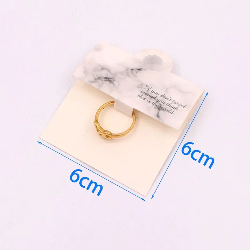Printing Custom Made Necklace Cards Packaging High-Quality Jewelry Presentation Cards White Jewelry Card With Logo