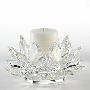 elegant wedding gift favors lotus candle holder for home hotel decoration