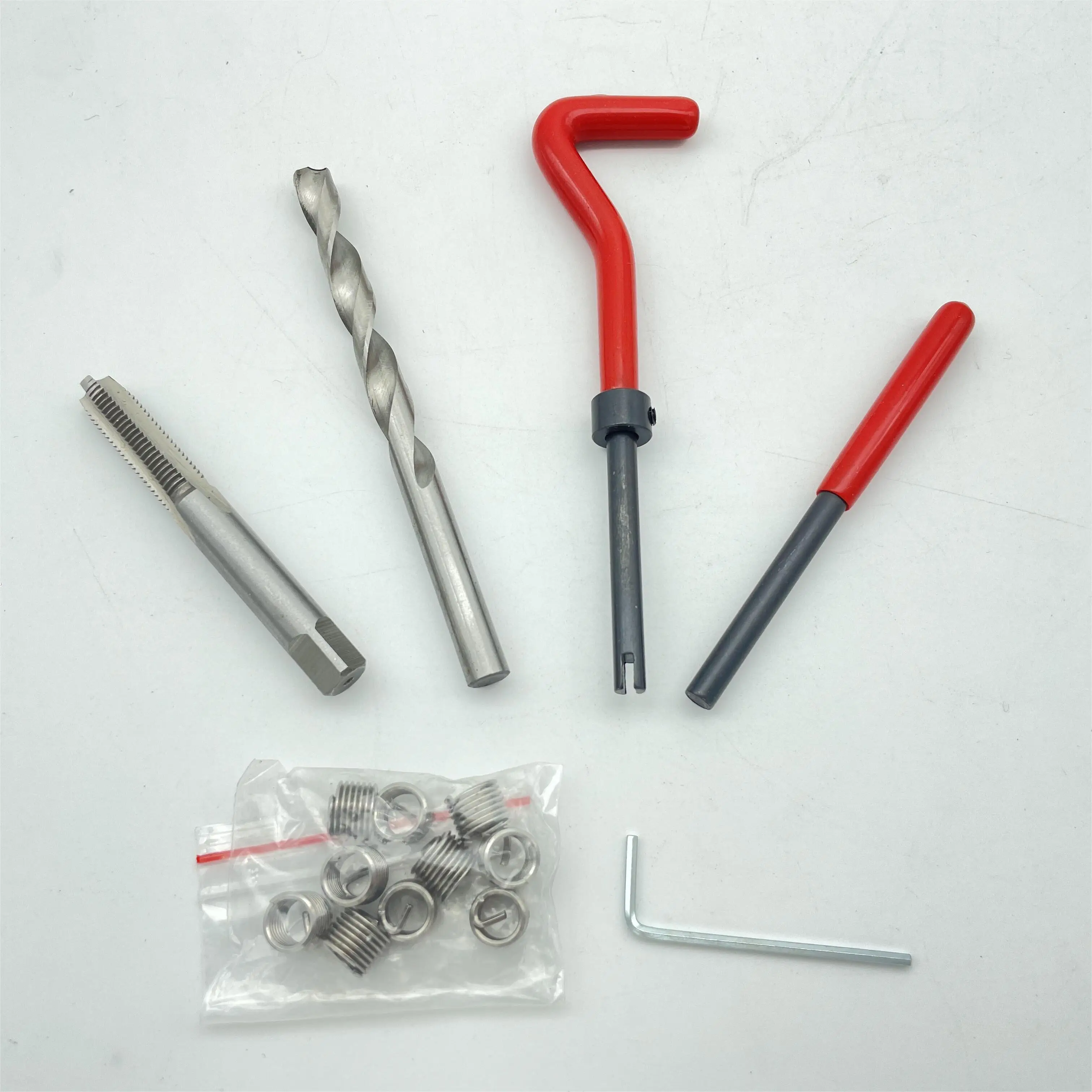 M12x1.75 Standard Inserts Wire Kit Metric Thread Rolling Set Thread Repair Set Tool Kit Auto Repairing Hand Tools