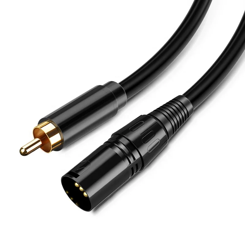 Hifi professional RCA to XLR audio cable male female xlr to rca male to male speaker cable 0.5M 1M 1.5M 2M 3M 5M