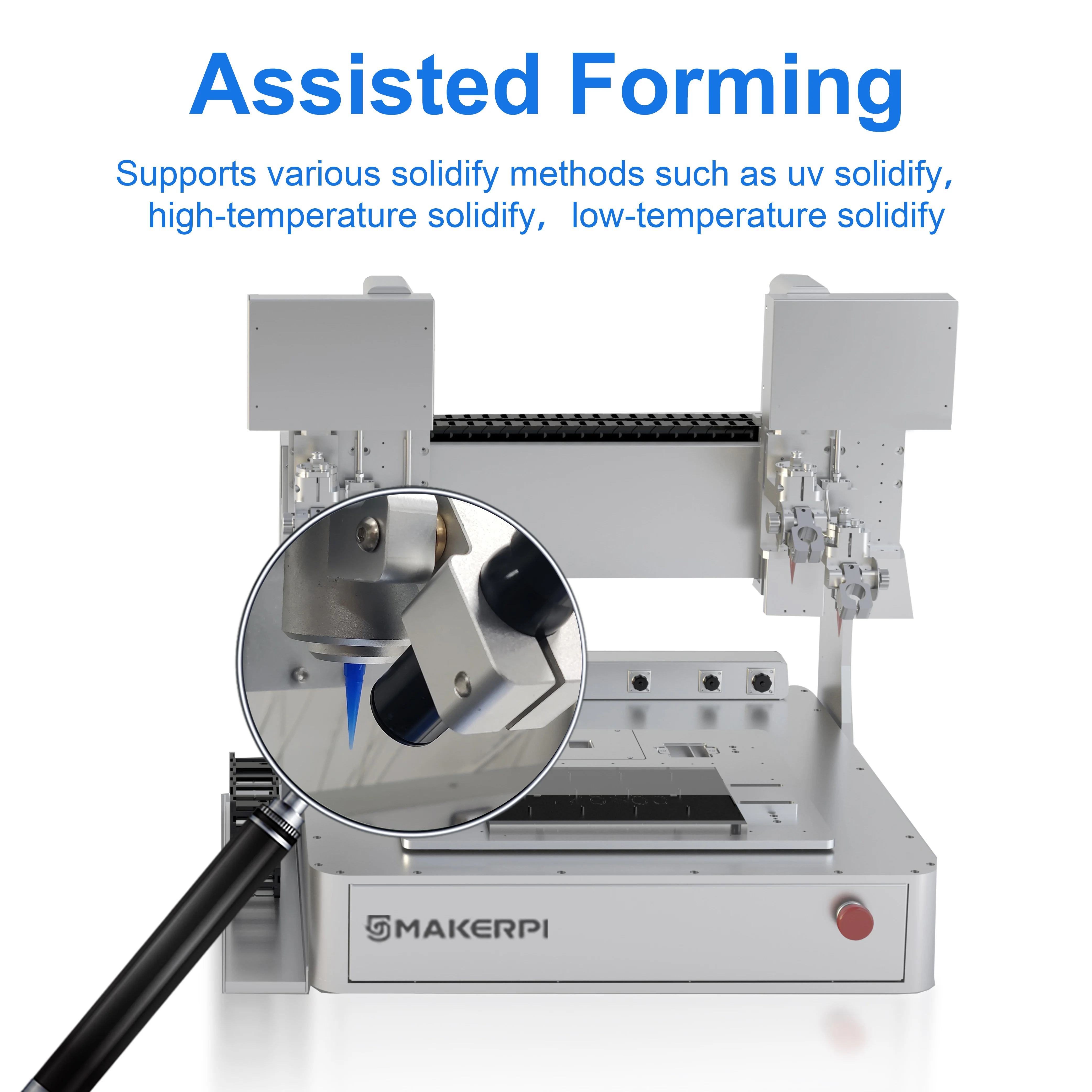 MakerPi Autobio 2000 DIW Material testing improves high-precision 3D printing and advanced material printing for versatile