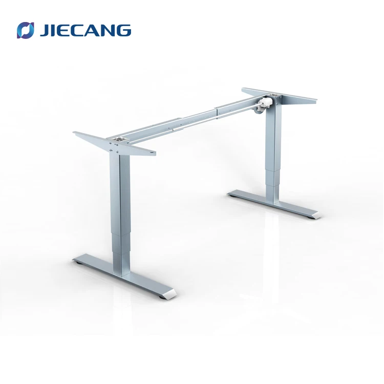 JIECANG Home Office Furniture Anti Collision Single Motor Height Adjustable Sit to Stand Lifting Desk