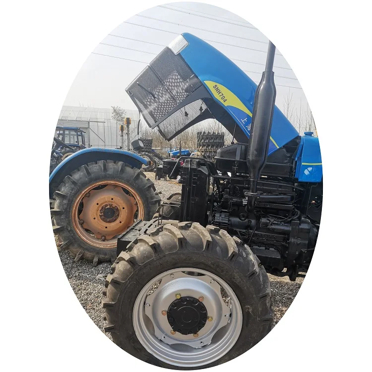 70 hp Shanghai new New Holland б/у сельскохозяйственные тракторы для продажи в хорошем состоянии