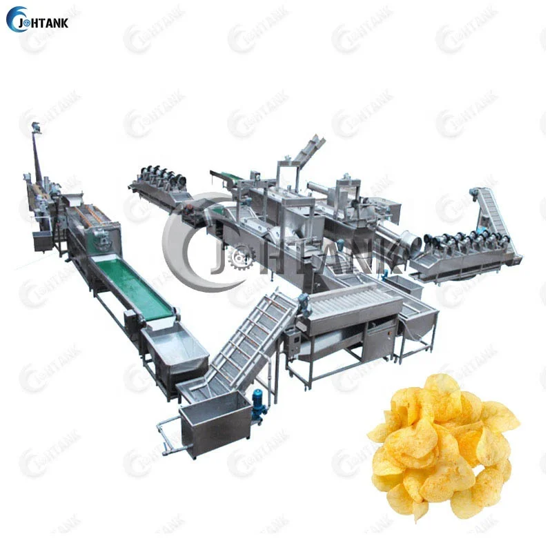Hot Sale Fully Automatic Industrial Frozen French Fries Production Line Fresh Finger Potato Chips Making Machine Price