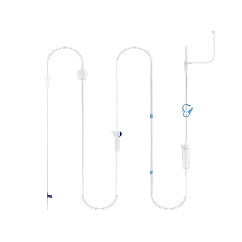 CE Approval Sterile Precision Flow Control Medical IV Precision Filter Infusion Set