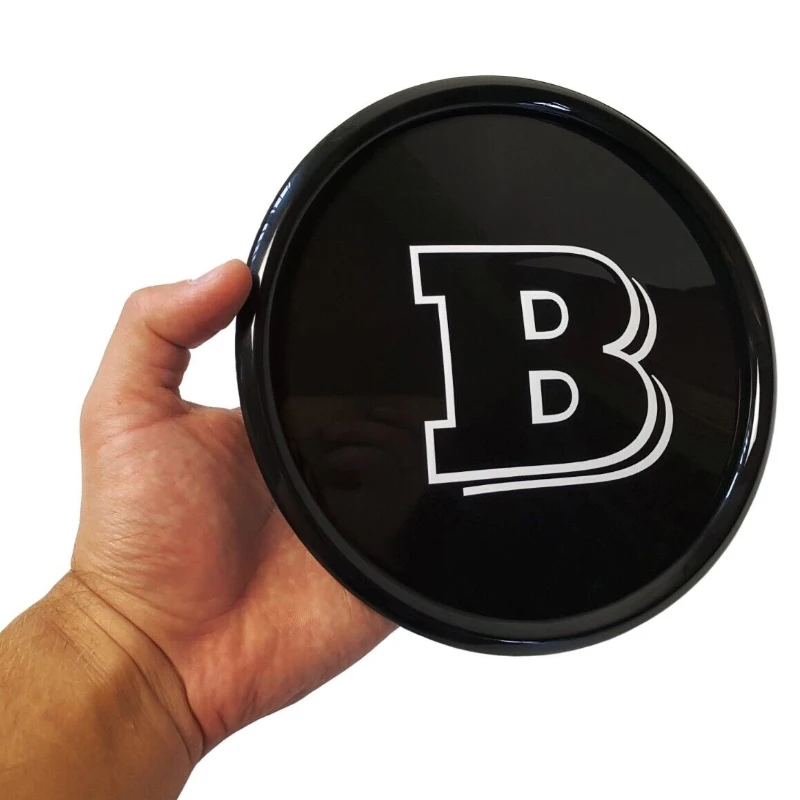 AMG Modified Black Center Mesh Emblem Badges Logo Stickers For Mercedes Benz G350 G500 G550 G63 B Style Grill Logo
