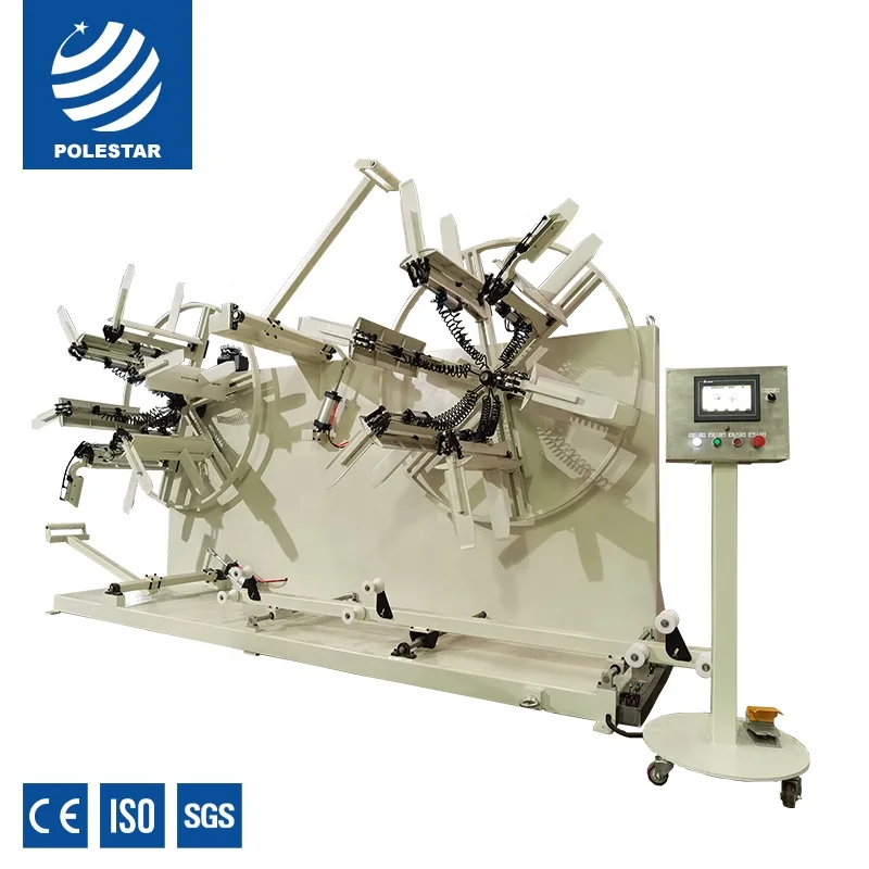 one direction double station plastic pipe winding machine pe pp pipe coil machine plastic pipe coiler plastic conveyor roller