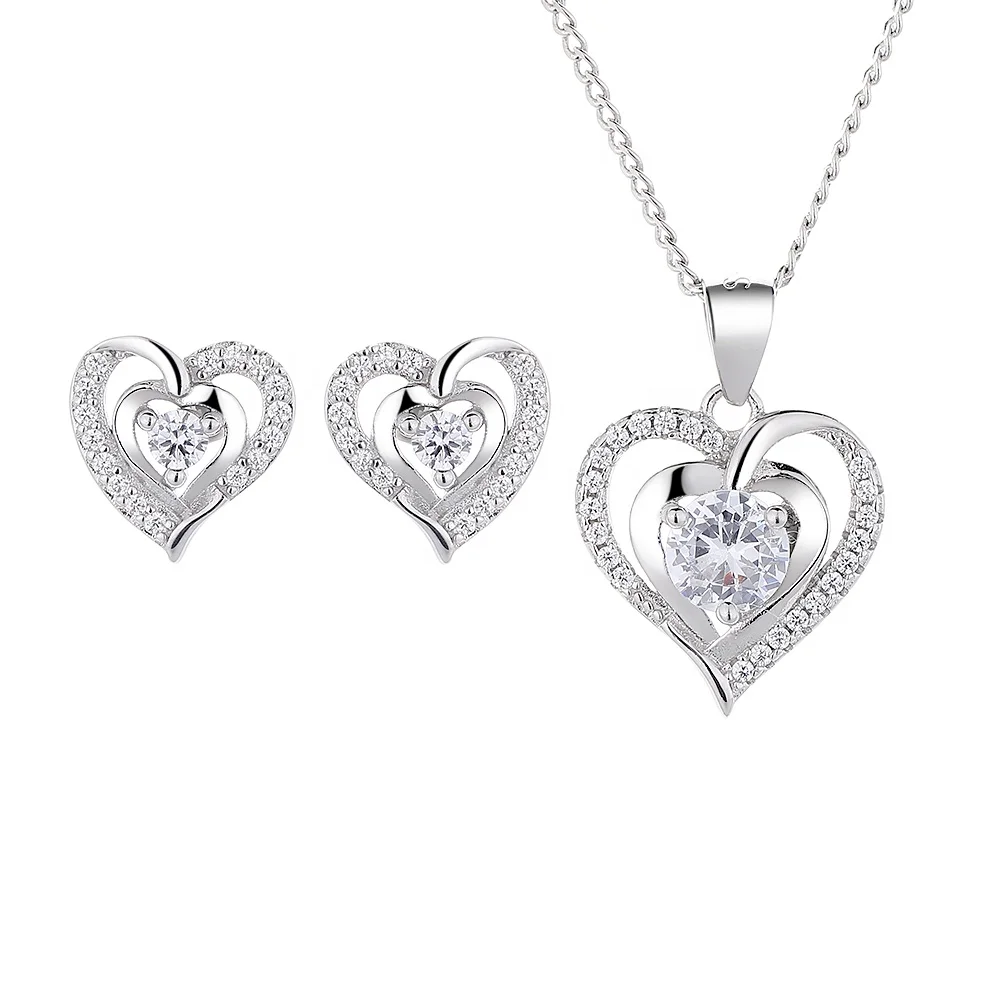 2018 Best Sale Pure 925 Sterling Silver Jewelry Set