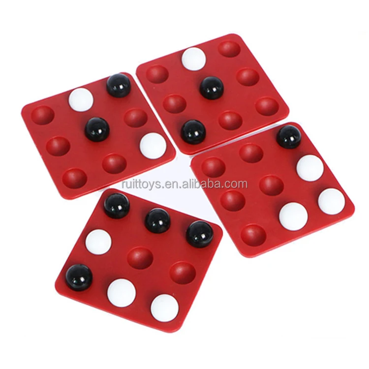 Children Intellectual Two Mind Twisting Game French Pentago Chess Board Game